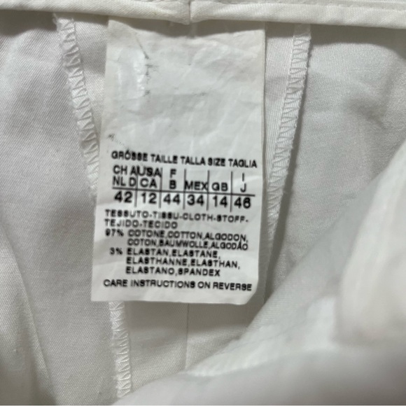 MAXMARA SOLID WHITE TROUSERS - Picture 8 of 12